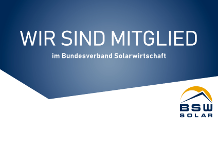 Wir sind Mitglied im BSW-Solar
